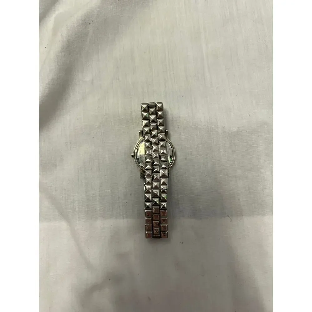 Bulova Harley Davidson Silver Wristwatch As Is Not Running No Battery GS